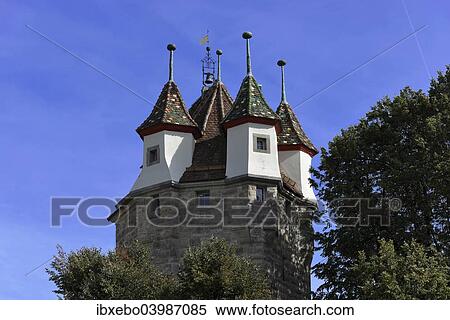"Funfknopfturm tower, State Garden Show 2014, Schwabisch Gmund, Baden Wurttemberg, Germany, Europe" View Large Photo Image Stock Photography - "Funfknopfturm tower, State Garden Show 2014, Schwabisch Gmund, Baden Wurttemberg, Germany, Europe". Fotosearch