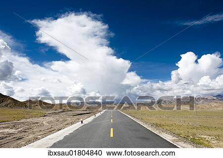 "G 219, China National Highway 219, asphalted road, broad landscape, endless skies, Trans-Himalaya mountain range, Himalaya Range, central Tibet, Ue-Tsang, Tibet Autonomous Region, People's Republic of China, Asia" View Large Photo Image Stock Image - "G 219, China National Highway 219, asphalted road, broad landscape, endless skies, Trans-Himalaya mountain range, Himalaya Range, central Tibet, Ue-Tsang, Tibet Autonomous Region, People's Republic of China, Asia". Fotosearch