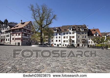 "Gallusplatz square in the old town, St. Gallen, Canton of St. Gallen, Switzerland, Europe" View Large Photo Image Stock Photography - "Gallusplatz square in the old town, St. Gallen, Canton of St. Gallen, Switzerland, Europe". Fotosearch