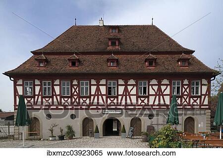 "Gasthaus Zur Krone inn, built in 1704 - 05, originally from Oberampfrach, now in the Franconian Open Air Museum of Bad Windsheim, Middle Franconia, Franconia, Bavaria, Germany, Europe" View Large Photo Image Stock Photography - "Gasthaus Zur Krone inn, built in 1704 - 05, originally from Oberampfrach, now in the Franconian Open Air Museum of Bad Windsheim, Middle Franconia, Franconia, Bavaria, Germany, Europe". Fotosearch