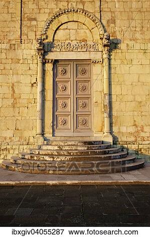 "Gate at the Romanesque Cathedral of San Cristoforo, Barga, Garfagnana, Province of Lucca, Tuscany, Italy, Europe" View Large Photo Image Stock Photo - "Gate at the Romanesque Cathedral of San Cristoforo, Barga, Garfagnana, Province of Lucca, Tuscany, Italy, Europe". Fotosearch