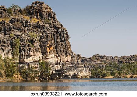 Stock Image - "Geikie Gorge, Kimberley, Western Australia". Fotosearch