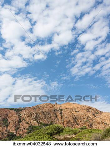 "Genoese tower and mountains, Gulf of Porto, Corsica, France, Europe" View Large Photo Image Stock Photo - "Genoese tower and mountains, Gulf of Porto, Corsica, France, Europe". Fotosearch