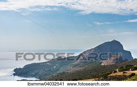 "Genoese tower, coast and mountains, Gulf of Porto, Corsica, France, Europe" View Large Photo Image Stock Image - "Genoese tower, coast and mountains, Gulf of Porto, Corsica, France, Europe". Fotosearch