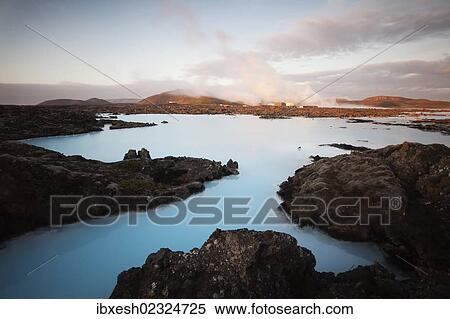 "Geothermal power plant at the Blue Lagoon, Reykjanes Peninsula, Southern Iceland, Iceland, Europe" View Large Photo Image Stock Photography - "Geothermal power plant at the Blue Lagoon, Reykjanes Peninsula, Southern Iceland, Iceland, Europe". Fotosearch