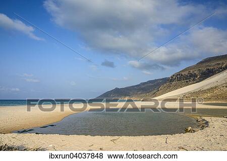 "Giant sand dune on Delisha beach, island of Socotra, Yemen, Asia" View Large Photo Image Stock Photo - "Giant sand dune on Delisha beach, island of Socotra, Yemen, Asia". Fotosearch