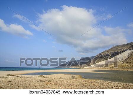 "Giant sand dune on Delisha beach, island of Socotra, Yemen, Asia" View Large Photo Image Stock Photography - "Giant sand dune on Delisha beach, island of Socotra, Yemen, Asia". Fotosearch