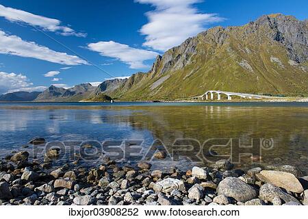 "Gimsoystraumen Bridge, Gimsoy, Lofoten, Norway, Europe" View Large Photo Image Stock Image - "Gimsoystraumen Bridge, Gimsoy, Lofoten, Norway, Europe". Fotosearch