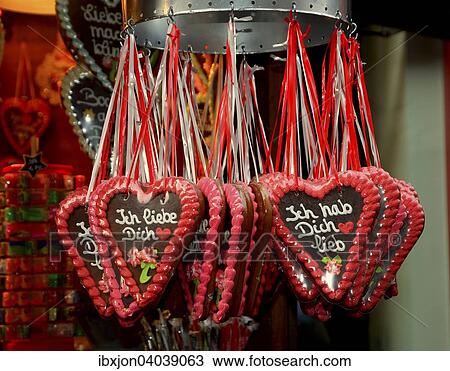 "Gingerbread hearts at the Christmas market, Lubeck, Schleswig-Holstein, Germany, Europe" View Large Photo Image Stock Image - "Gingerbread hearts at the Christmas market, Lubeck, Schleswig-Holstein, Germany, Europe". Fotosearch