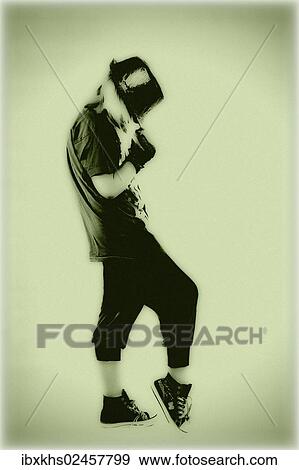 Stock Photo - "Girl posing with a hat, image processing". Fotosearch