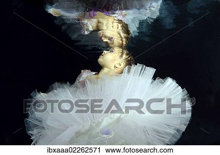 Girl presenting underwater fashion in pool View Large Photo Image Stock Image - Girl presenting underwater fashion in pool. Fotosearch