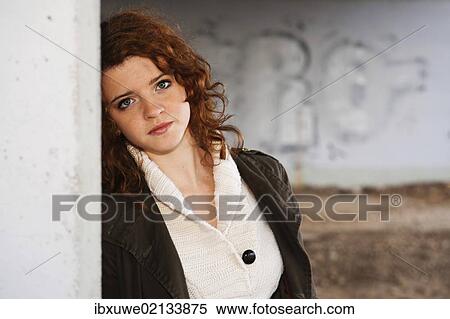 "Girl with a dreamy expression, portrait" View Large Photo Image Stock Photography - "Girl with a dreamy expression, portrait". Fotosearch
