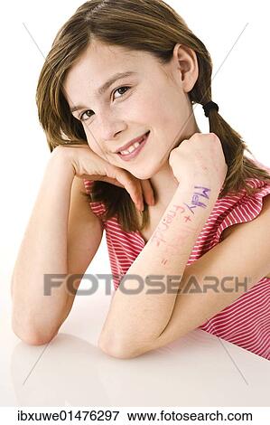Girl with pigtails View Large Photo Image Stock Photo - Girl with pigtails. Fotosearch