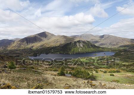 "Glanmore Lake, view from Healy Pass, Beara Peninsula, County Kerry, Ireland, British Isles, Europe" View Large Photo Image Stock Image - "Glanmore Lake, view from Healy Pass, Beara Peninsula, County Kerry, Ireland, British Isles, Europe". Fotosearch
