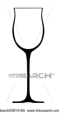 Stock Photography - Glass for young white wine. Fotosearch