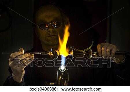 "Glassblower at work, Staufen im Breisgau, Baden-Wurttemberg, Germany, Europe" View Large Photo Image Stock Image - "Glassblower at work, Staufen im Breisgau, Baden-Wurttemberg, Germany, Europe". Fotosearch