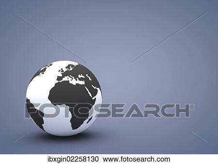 "Globe showing Africa and Europe, 3D illustration" View Large Photo Image Stock Image - "Globe showing Africa and Europe, 3D illustration". Fotosearch