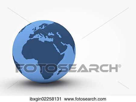 "Globe showing Africa and Europe, 3D illustration" View Large Photo Image Stock Image - "Globe showing Africa and Europe, 3D illustration". Fotosearch