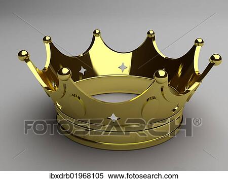 Golden crown View Large Photo Image Stock Photography - Golden crown. Fotosearch