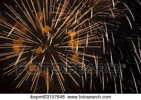 "Golden fireworks in the night sky, Laval, Quebec Province, Canada, North America" View Large Photo Image Stock Photograph - "Golden fireworks in the night sky, Laval, Quebec Province, Canada, North America". Fotosearch