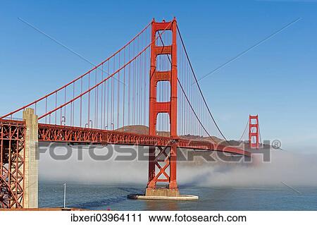 "Golden Gate Bridge with fog, San Francisco, California" View Large Photo Image Stock Image - "Golden Gate Bridge with fog, San Francisco, California". Fotosearch