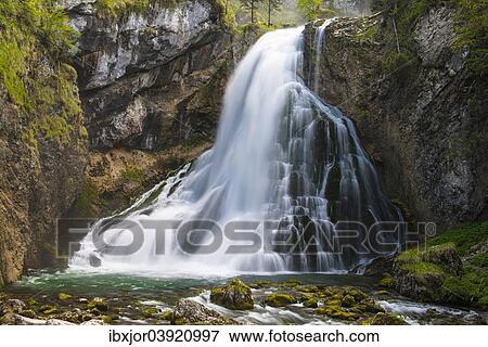 "Golling Waterfall, Golling, Tennengau, Salzburg, Austria, Europe" View Large Photo Image Stock Photo - "Golling Waterfall, Golling, Tennengau, Salzburg, Austria, Europe". Fotosearch