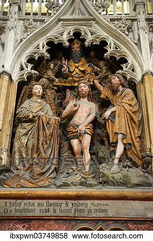 "Gothic sculptures depicting scenes from the life of John The Baptist, Amiens Cathedral, Notre Dame d'Amiens, UNESCO World Heritage Site, Amiens, France, Europe" View Large Photo Image Stock Photo - "Gothic sculptures depicting scenes from the life of John The Baptist, Amiens Cathedral, Notre Dame d'Amiens, UNESCO World Heritage Site, Amiens, France, Europe". Fotosearch