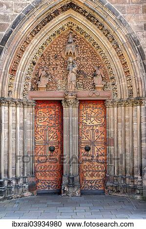 "Gothic St. Elizabeth's Church, portal with a pointed arch, Marburg, Hesse, Germany, Europe" View Large Photo Image Stock Image - "Gothic St. Elizabeth's Church, portal with a pointed arch, Marburg, Hesse, Germany, Europe". Fotosearch