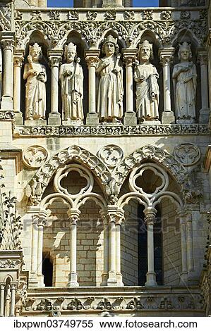 "Gothic statues and the facade of the Amiens Cathedral, Notre Dame d'Amiens, UNESCO World Heritage Site, Amiens, France, Europe" View Large Photo Image Stock Photography - "Gothic statues and the facade of the Amiens Cathedral, Notre Dame d'Amiens, UNESCO World Heritage Site, Amiens, France, Europe". Fotosearch