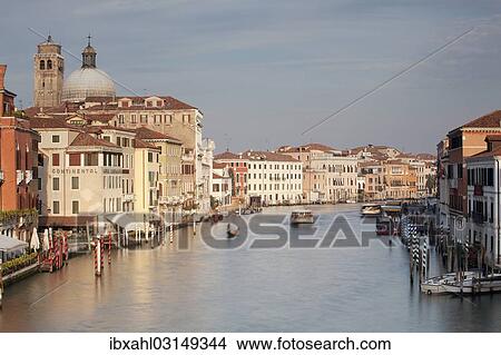 "Grand Canal, Canal Grande with boats and palazzi, palaces, Venice, Venezien, Italy, Europe" View Large Photo Image Picture - "Grand Canal, Canal Grande with boats and palazzi, palaces, Venice, Venezien, Italy, Europe". Fotosearch