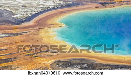 "Grand Prismatic Spring, Yellowstone National Park, Wyoming, United States, North America" View Large Photo Image Stock Image - "Grand Prismatic Spring, Yellowstone National Park, Wyoming, United States, North America". Fotosearch