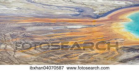 "Grand Prismatic Spring, Yellowstone National Park, Wyoming, United States, North America" View Large Photo Image Stock Photo - "Grand Prismatic Spring, Yellowstone National Park, Wyoming, United States, North America". Fotosearch