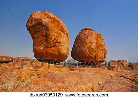 "Granite boulders in the Devil's Marbles Conservation Reserve, Karlu Karlu, Northern Territories, Australia, Oceania" View Large Photo Image Stock Photo - "Granite boulders in the Devil's Marbles Conservation Reserve, Karlu Karlu, Northern Territories, Australia, Oceania". Fotosearch