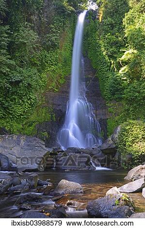 Stock Photo - "Great Gitgit Waterfall, Central Bali, Bali, Indonesia, Asia". Fotosearch