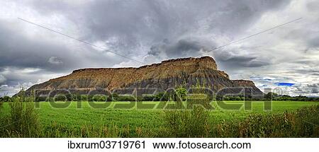 "Green fertile valley with the South Caineville Mesa after a thunderstorm, Caineville, Utah, United States, North America" View Large Photo Image Stock Image - "Green fertile valley with the South Caineville Mesa after a thunderstorm, Caineville, Utah, United States, North America". Fotosearch
