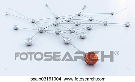 "Grid, spheres, network, concept, 3D illustration" View Large Photo Image Picture - "Grid, spheres, network, concept, 3D illustration". Fotosearch