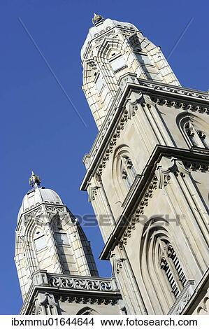 "Grossmuenster church, Zurich, Switzerland, Europe" View Large Photo Image Picture - "Grossmuenster church, Zurich, Switzerland, Europe". Fotosearch
