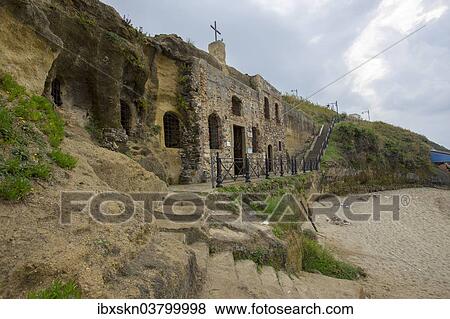 "Grotto church Chiesetta di Piedrogrotta, Pizzo, Calabria, Italy, Europe" View Large Photo Image Stock Photo - "Grotto church Chiesetta di Piedrogrotta, Pizzo, Calabria, Italy, Europe". Fotosearch