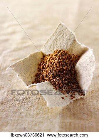 Stock Image - Ground nutmeg. Fotosearch