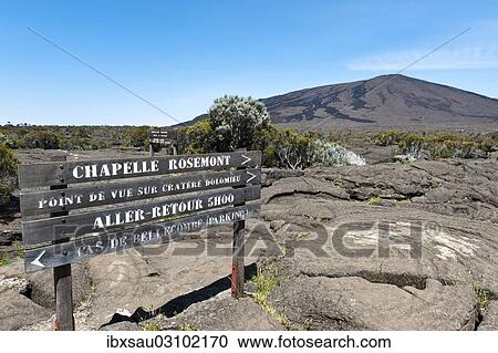 "Guide for hikers at Piton de la Fournaise volcano, Piton de la Fournaise, La Reunion, Reunion, France, Africa" View Large Photo Image Stock Image - "Guide for hikers at Piton de la Fournaise volcano, Piton de la Fournaise, La Reunion, Reunion, France, Africa". Fotosearch