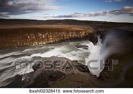 "Gullfoss waterfall, Golden Circle, South Iceland, Iceland, Europe" View Large Photo Image Stock Photography - "Gullfoss waterfall, Golden Circle, South Iceland, Iceland, Europe". Fotosearch