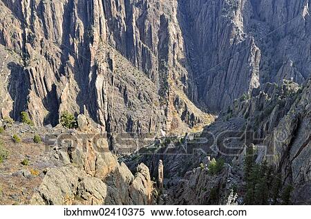 "Gunnison Point, South Rim, Black Canyon of Gunnison National Park, Gunnison, Colorado, USA" View Large Photo Image Stock Photography - "Gunnison Point, South Rim, Black Canyon of Gunnison National Park, Gunnison, Colorado, USA". Fotosearch