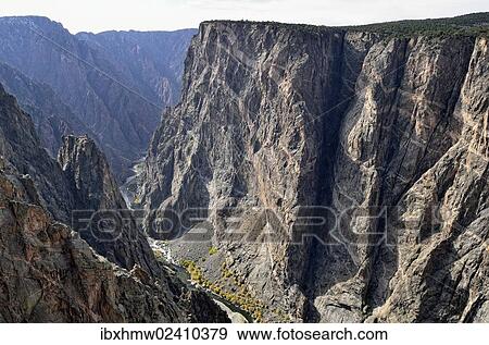 "Gunnison River with Painted Wall, Black Canyon of Gunnison National Park, Gunnison, Colorado, USA" View Large Photo Image Stock Photo - "Gunnison River with Painted Wall, Black Canyon of Gunnison National Park, Gunnison, Colorado, USA". Fotosearch