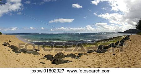 "Ha'ena Beach, Haena, Kauai, Hawaii, USA" View Large Photo Image Stock Photo - "Ha'ena Beach, Haena, Kauai, Hawaii, USA". Fotosearch