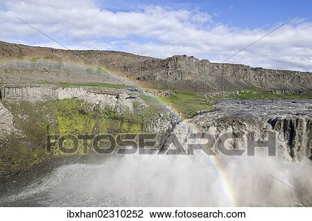 "Hafragilsfoss, Joekulsa a Fjoellum river, Joekulsargljufur National Park, Iceland, Europe" View Large Photo Image Stock Image - "Hafragilsfoss, Joekulsa a Fjoellum river, Joekulsargljufur National Park, Iceland, Europe". Fotosearch