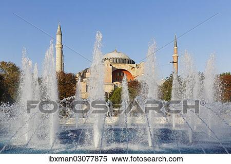 "Hagia Sophia, fountain at Ayasofya Meydani, Sultanahmet, Istanbul, European side, Istanbul Province, Turkey, European side, Europe" View Large Photo Image Stock Photography - "Hagia Sophia, fountain at Ayasofya Meydani, Sultanahmet, Istanbul, European side, Istanbul Province, Turkey, European side, Europe". Fotosearch