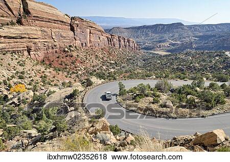"Hairpin curve, Colorado National Monument, Grand Junction, Colorado, USA" View Large Photo Image Stock Photo - "Hairpin curve, Colorado National Monument, Grand Junction, Colorado, USA". Fotosearch