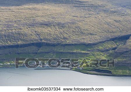 "Haldarsvik village, surrounded by fields on Sundini fjord, Haldarsvik, Streymoy, Faroe Islands, Denmark, Europe" View Large Photo Image Picture - "Haldarsvik village, surrounded by fields on Sundini fjord, Haldarsvik, Streymoy, Faroe Islands, Denmark, Europe". Fotosearch