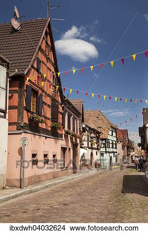 "Half-timbered houses in the historic centre, Turckheim, Alsace, France, Europe" View Large Photo Image Picture - "Half-timbered houses in the historic centre, Turckheim, Alsace, France, Europe". Fotosearch
