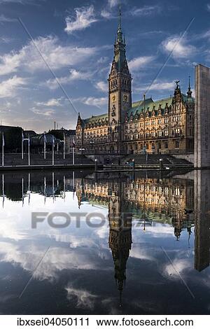 "Hamburg City Hall with reflection, Hamburg, Germany, Europe" View Large Photo Image Stock Image - "Hamburg City Hall with reflection, Hamburg, Germany, Europe". Fotosearch